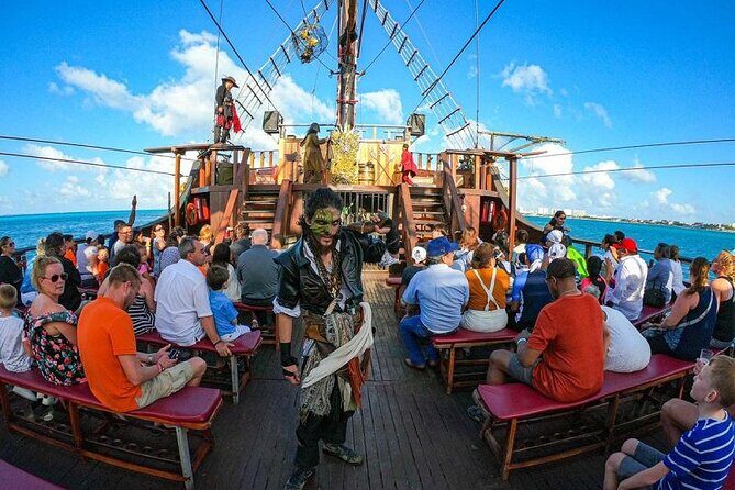 Hook boat in Cancun - What to Expect from the Cancun Pirate Dinner Cruise