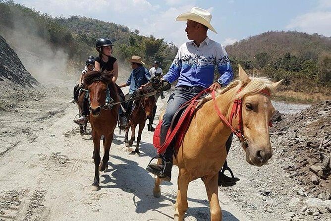 Horse Lesson+Riding+Wat Tonkwen wooden temple.Chiangmai - The Sum Up