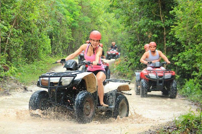 Horseback Riding ATV Shared & Ziplines with Transfer from Cancún - Key Points