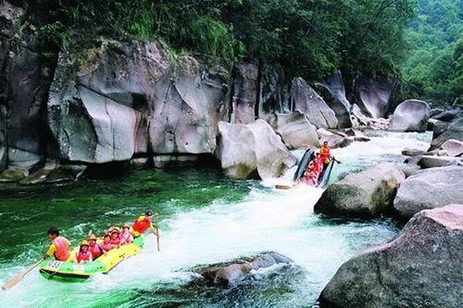 hot summer water fall &spring water river rubber boat drifting adventure. - Exploring the Hot Summer Waterfall & Spring Water River Rubber Boat Drifting Adventure