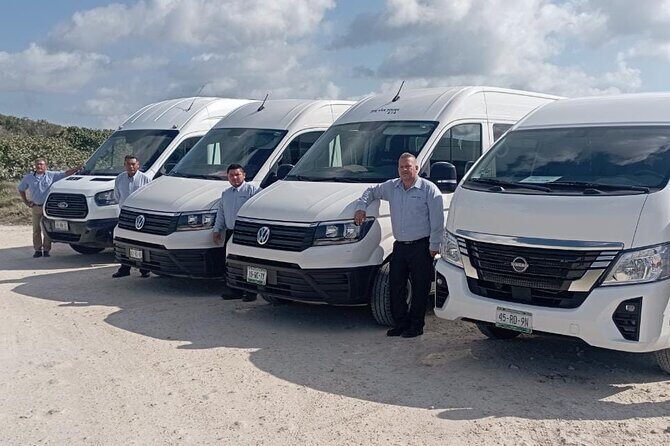 Hotel transportation Cancun to Cancun Airport 1-8 people - The Vehicle and Travel Insurance