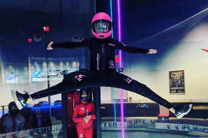 Houston Woodlands Indoor Skydiving with 2 Flights & Personalized Certificate - Key Points
