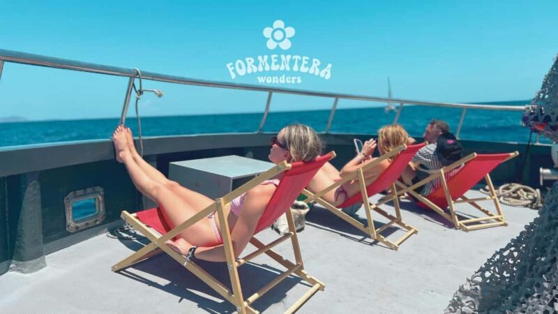 Ibiza: Formentera Cruise with Meals, Open Bar, Sunset & DJ - Key Points
