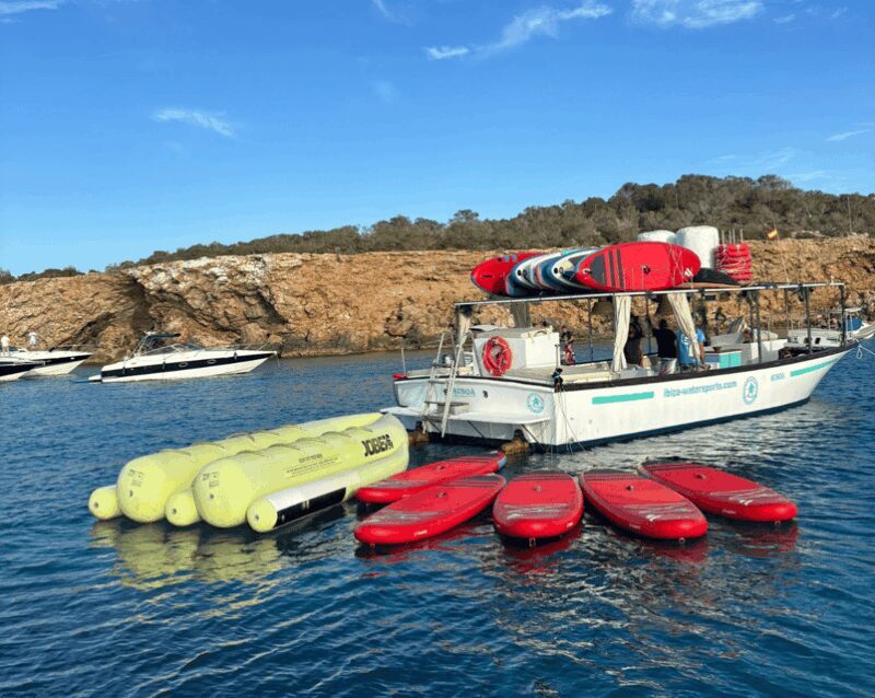 Ibiza: Private Boat Trip, Open Bar Tapas & Free Water Sports - Starting Point and Overall Setup