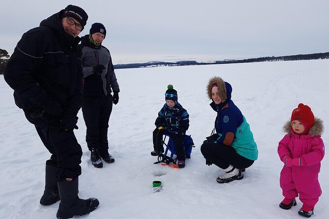 Ice fishing by car with hot beverages at Pyhä-Luosto - Real Traveler Insights and Highlights