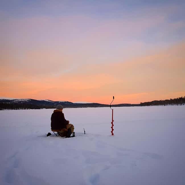 Ice-Fishing by Foot on Lake Ylläsjärvi - In-Depth Review of the Ice-Fishing Experience