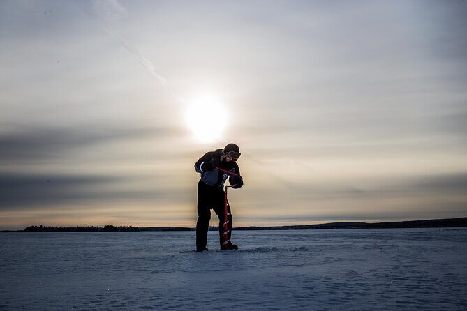 Ice Fishing on a Frozen Lake in Levi - FAQ