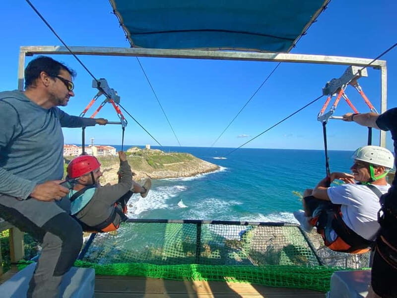 ile: Zippline ile Feneri Entry Ticket with Instructor - A thrilling aerial adventure over the Black Sea at ile Feneri