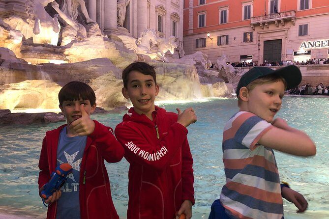 Illuminated Rome Tour for Kids&Families with Pizza&Gelato Tasting - Exploring Rome by Night: What to Expect