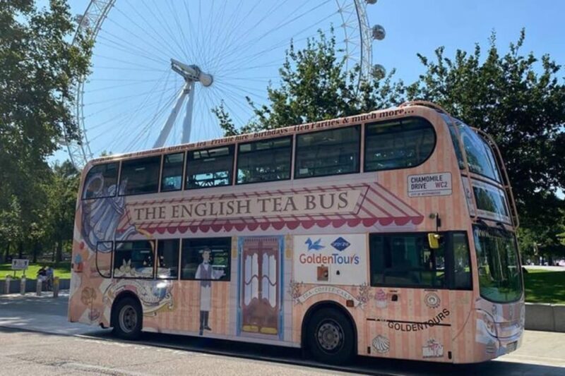 Indian High Chai Panoramic Bus Tour of London - Key Points