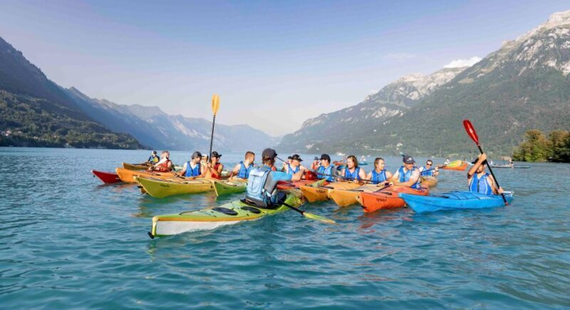 Interlaken: Kayak Tour of the Turquoise Lake Brienz - Group Size, Timing, and Water Temperature