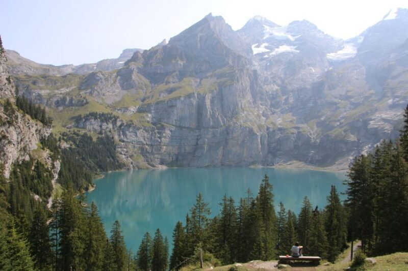 Interlaken: Private Hiking Tour Oeschinen Lake & Blue Lake - The Final Stop: Blue Lake