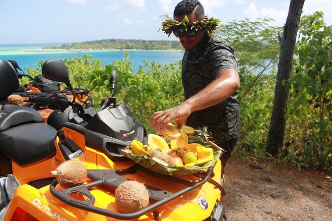 Island Tour & Getaway on the Bora Bora Mountains by Quad / ATV - Key Points