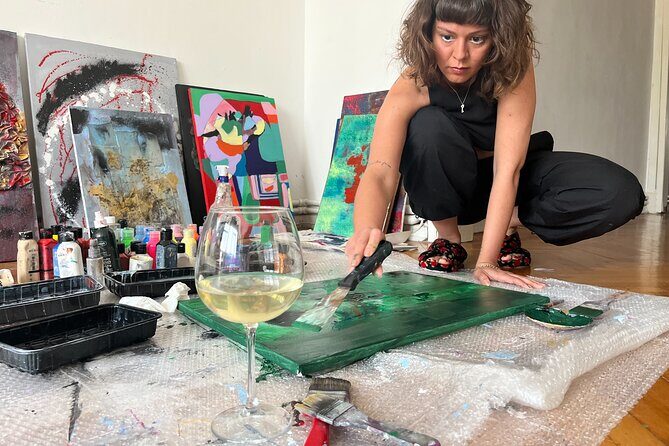 Istanbul Art Escape Wine and Paint at Local's Home - Key Points