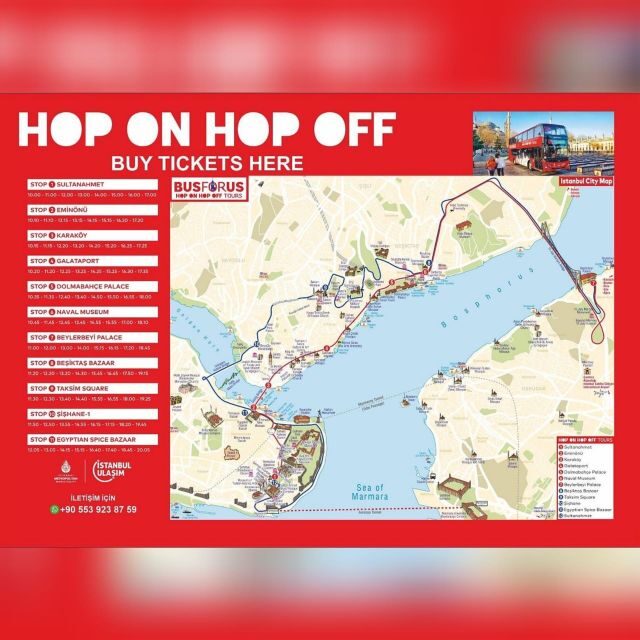 Istanbul Hop On Hop Off Bus24 Hours Ticket - The Sum Up