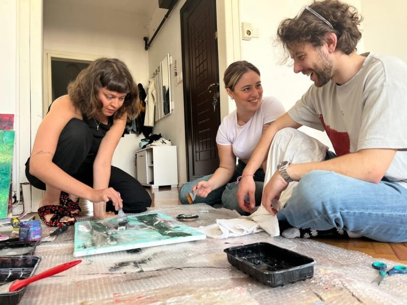 Istanbul: Wine and Paint Workshop with Turkish Fabrics - Practical Details and Value