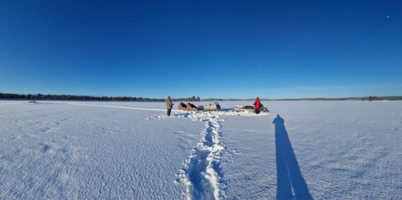 Ivalo:Sleighride Tour and Fishing on a Lake in the Wild - An In-Depth Look at the Ivalo Sleighride and Fishing Tour