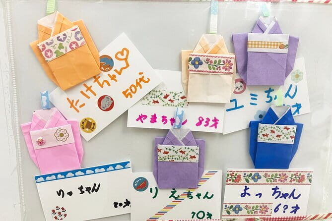 Japanese miniature kimono made with origami in Osaka - Nearby Attractions & Combining Activities