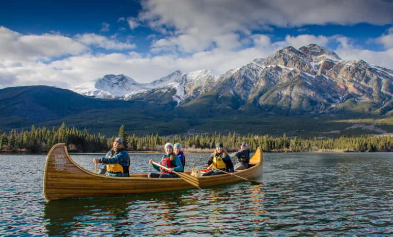 Jasper: Pyramid Lakes Guided Canoe Trip with Snacks & Drinks - Key Points