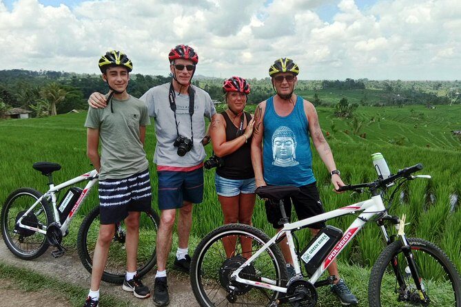 Jatiluwih full day e-bike cycling with lunch & trekking program - Key Points