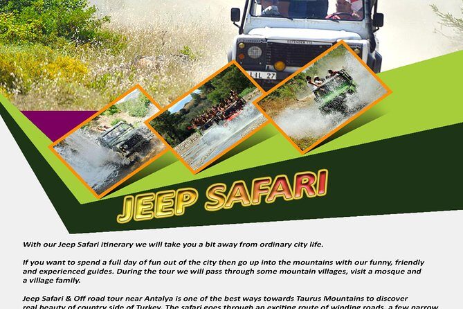 Jeep Safari ANTALYA-Gebiz-Manavgat-side (attention high excitement) - The Sum Up