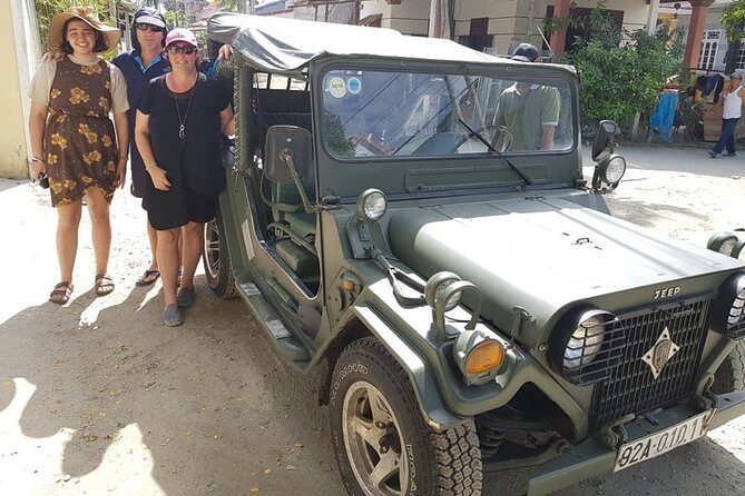 Jeep Tour to Visit Marble Mountain, Lady Buddha Statue & Son Tra Peak Mountain - Transport and Timing