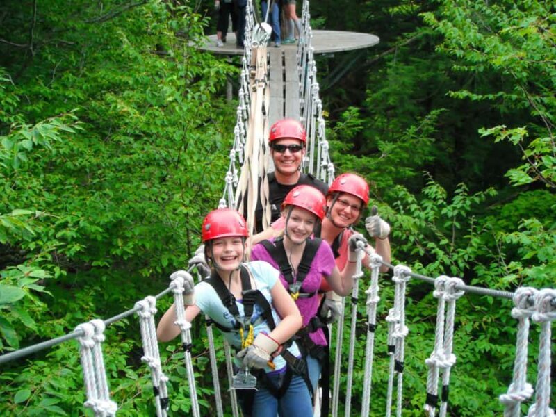 Jeffersonville, VT: ArborTrek Zipline Canopy Tour - Key Points