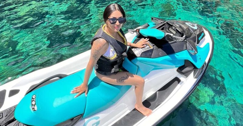 JET SKI TOUR TO Cala Salada FROM Puerto de San Antonio - Discovering Cala Salada on a Jet Ski: The Itinerary and Experience In-Depth