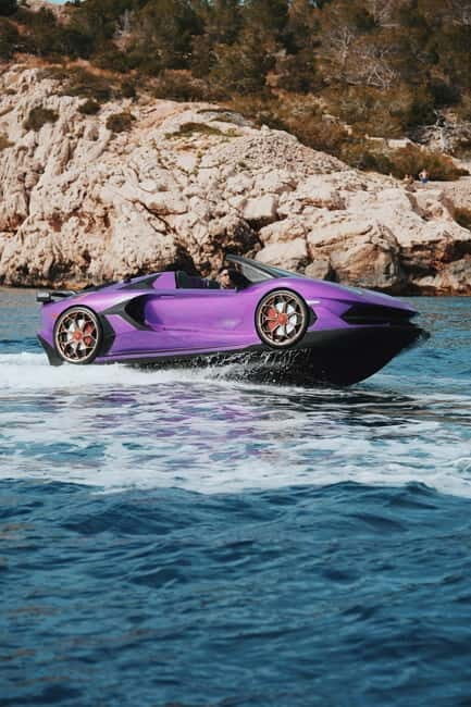 JetCar excursion - Super Sport SVJ or SF90 on water in Ibiza - Key Points