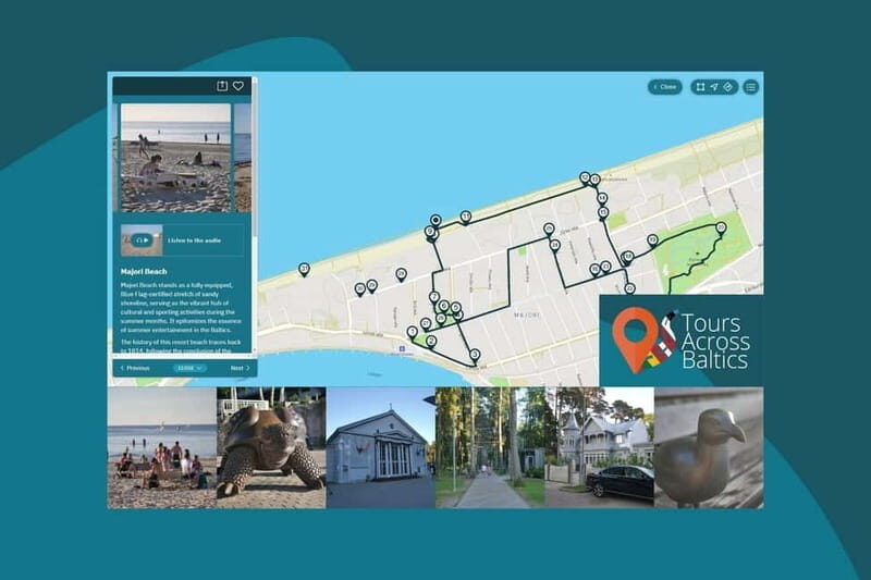 Jrmala City Center Audio Guide Tour - The Route Breakdown