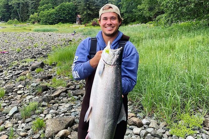 Juneau Shore Fishing Shuttle and Gear - What the Experience Looks Like