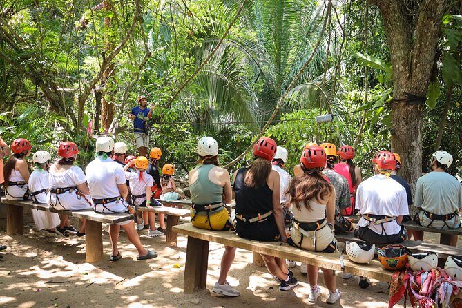 Jungle Adventure with Ziplines and Waterfall with Restaurant - Key Points
