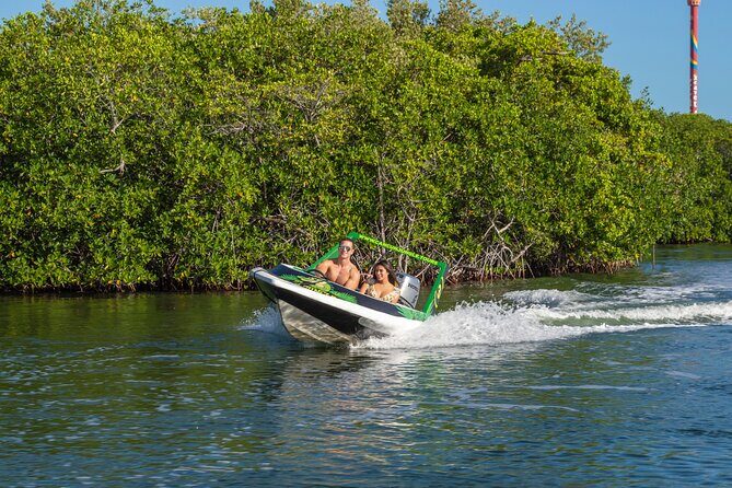 Jungle Tour adventure Cancun Speed Boat Through Mangrove - An Adventure in the Heart of Cancun’s Natural Beauty