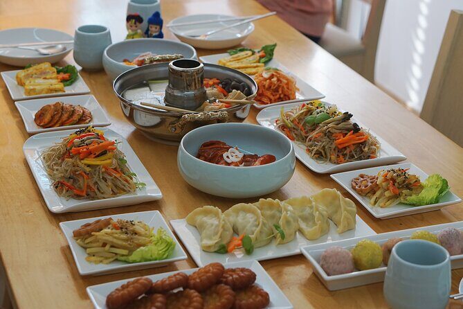 K-food cooking Japchae Mandu Tteokbokki & Fishcake - Key Points