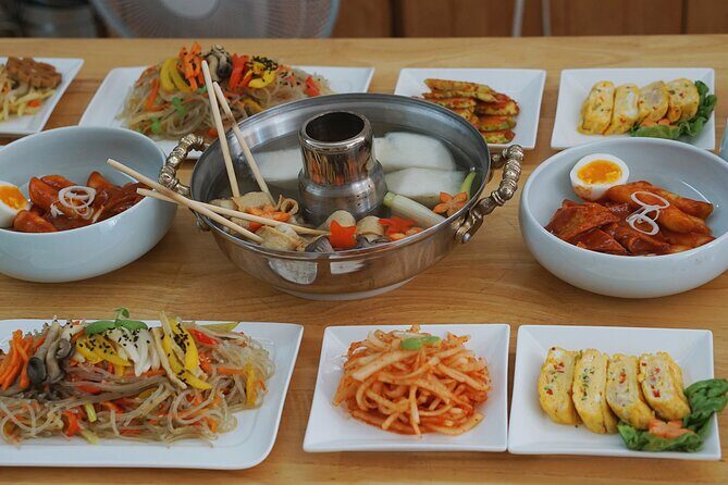 K-food cooking Japchae Mandu Tteokbokki & Fishcake - FAQ