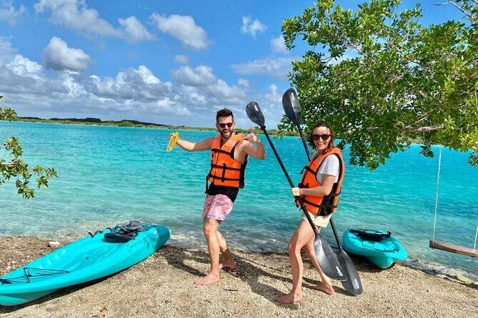 Kayak Adventure Bacalar, club & Cenote Azul from Playa del Carmen - Key Points