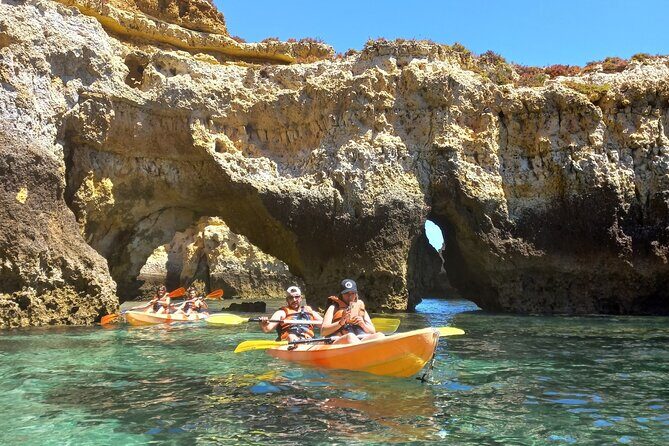 Kayak Adventure through the Ponta da Piedade Caves in Lagos - An In-Depth Look at the Kayak Tour Experience