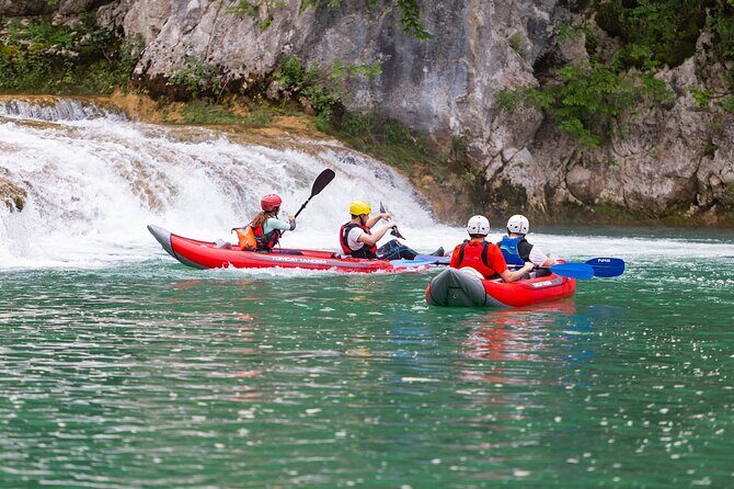Kayaking in Mreznica Waterfalls near Slunj and Plitvice Lakes - Discovering the Hidden Waterfalls of Mreznica
