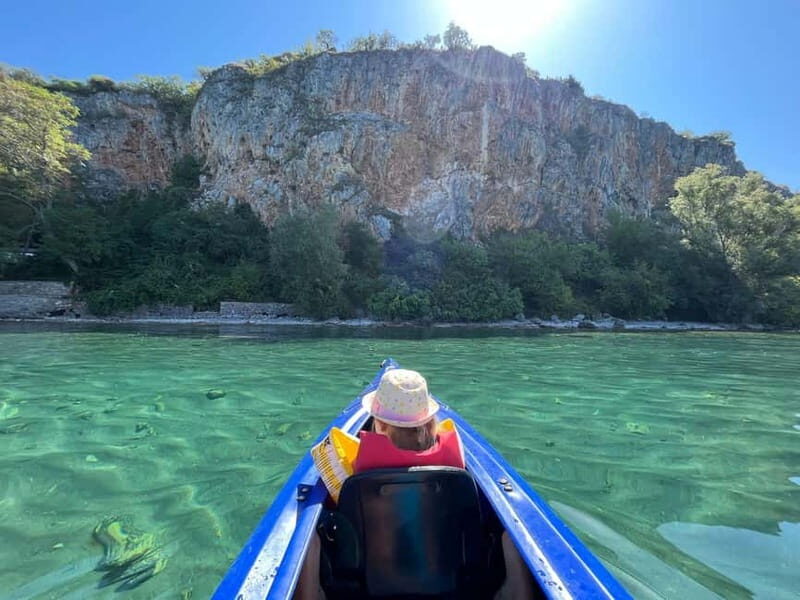Kayaking Lake Ohrid with BBQ, from Ohrid. - The Food and Scenic Highlights