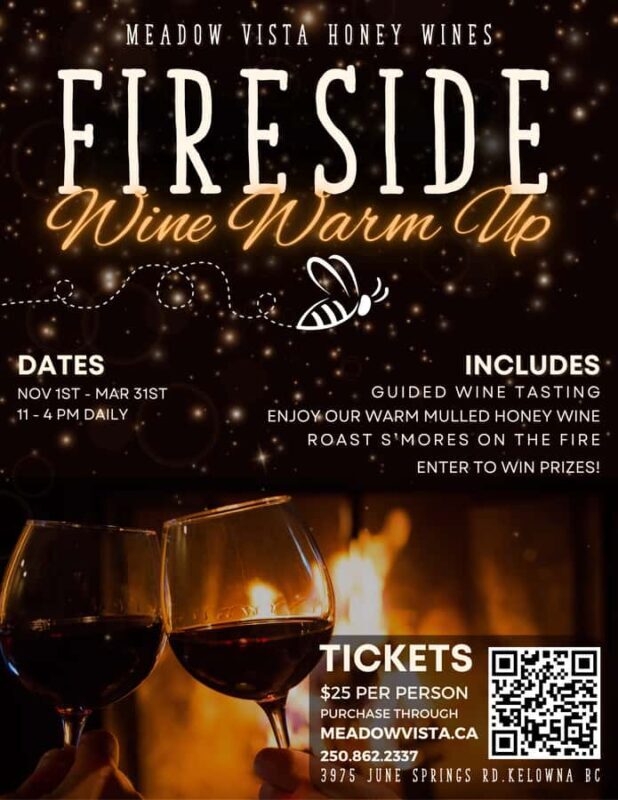 Kelowna Fireside Warm-Up: Wine Tasting, Smores & Mulled Wine - What to Expect from the Kelowna Fireside Warm-Up Tour