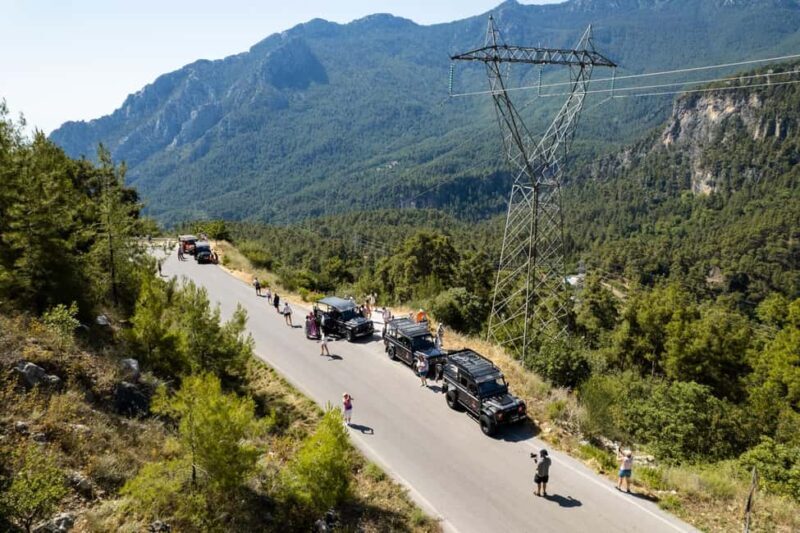 Kemer: Blue & Green Boat Trip and Jeep Safari with Lunch - Key Points