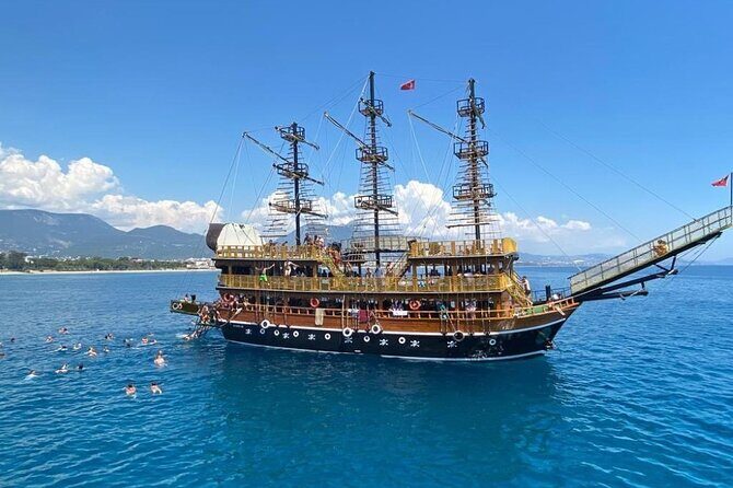 Kemer Full Day Pirate Boat Trip with Lunch and Optional Transfer - Key Points
