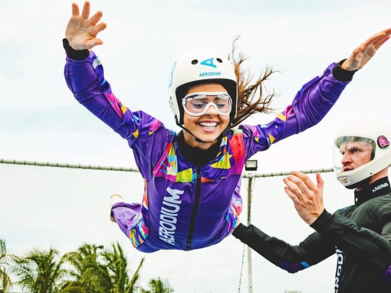 Kent: Outdoor Aeroduim Skydiving Experience - The Outdoor Skydiving Experience Itself