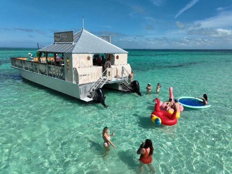 Key West: Sandbar Safari Tiki Cruise - The Experience Begins at the Seaport