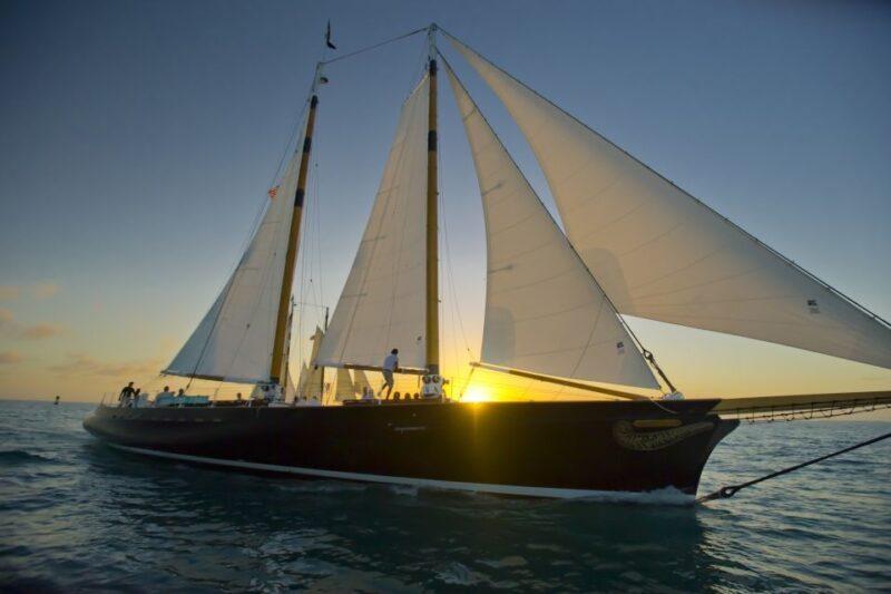 Key West: Schooner Sunset Sail with Food & Drinks - A Luxurious Way to Watch the Sun Dip below the Horizon