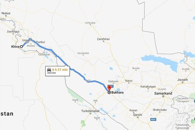 Khiva - Bukhara Transfer (450 km) - Introduction