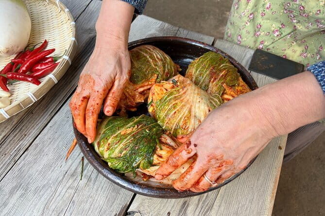 Kimchi Making Class (+ Korean BBQ) in Traditional Hanok Courtyard - Key Points