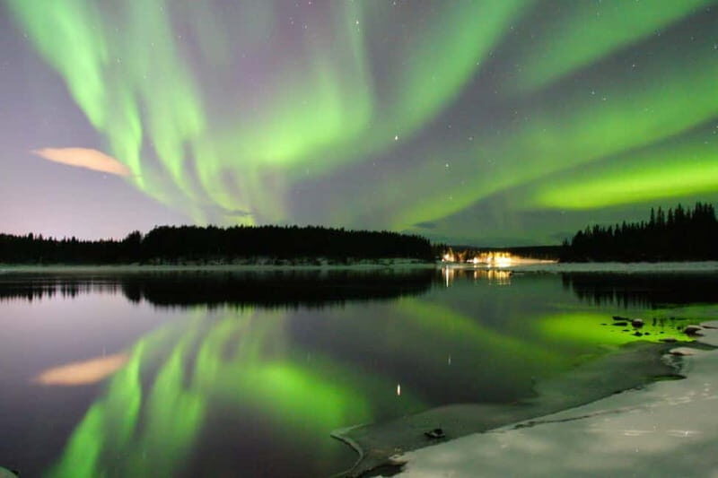 Kiruna: Northern Lights Dog Sled Tour with Swedish Fika - Key Points