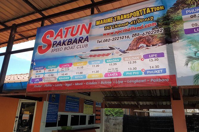 Koh Lipe to Koh Ngai by Satun Pakbara Speed Boat - Key Points