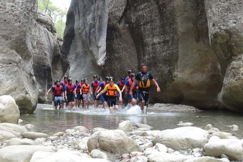 Koprulu Canyon Rafting and Canyoning incl. Lunch w/Transfer - Key Points